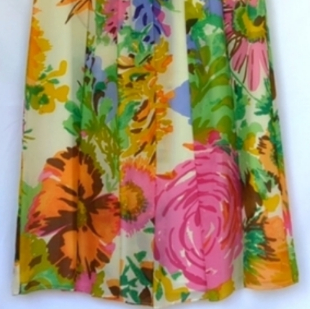 SUZI CHIN for Maggie Boutique | Silk Floral 🌸🏵Dress, Multicolor - Picture 6 of 6